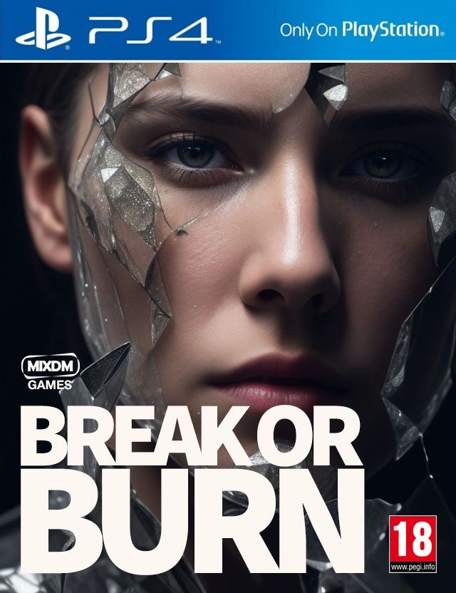 Brake or burn poster